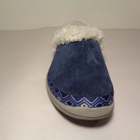 Ryka Size 6 M ADVENTURE Navy Suede New Clogs Mules - Picture 5 of 13